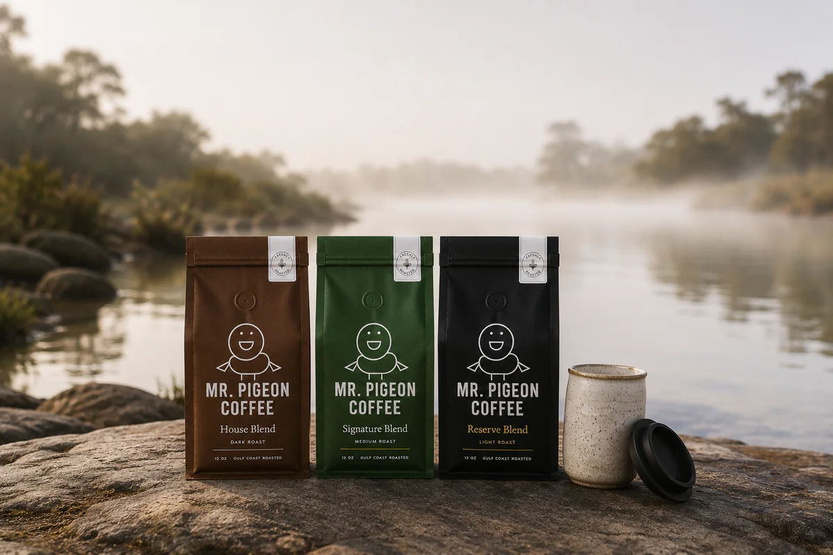 Mr. Pigeon Coffee Explorer gift bundle