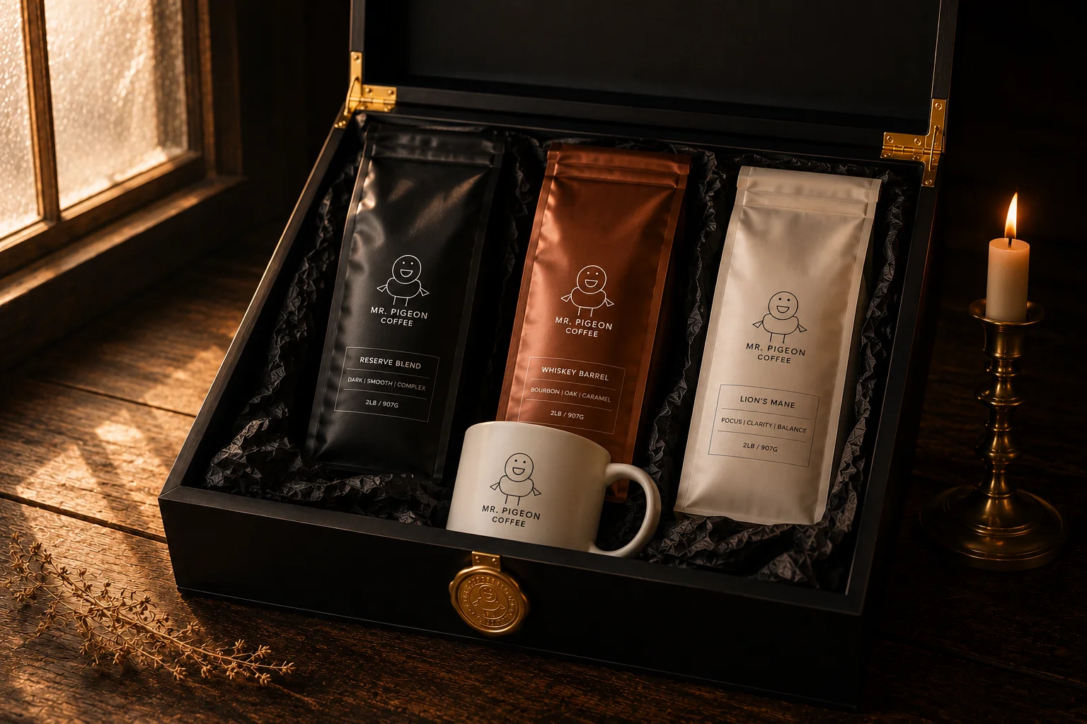 Mr. Pigeon Coffee Impossible Gift