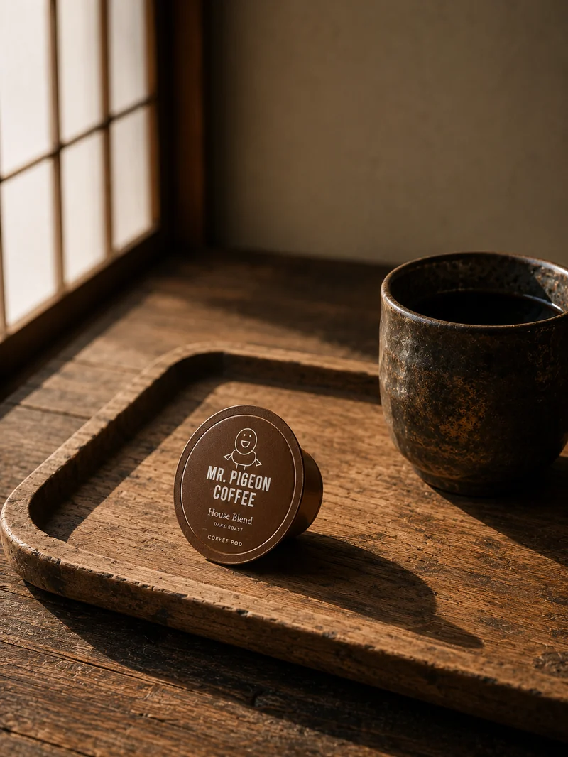 House Blend dark roast pod — Mr. Pigeon Coffee