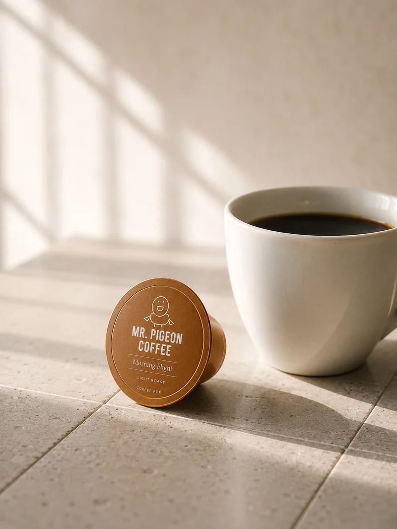 Morning Flight dark espresso pod — Mr. Pigeon Coffee